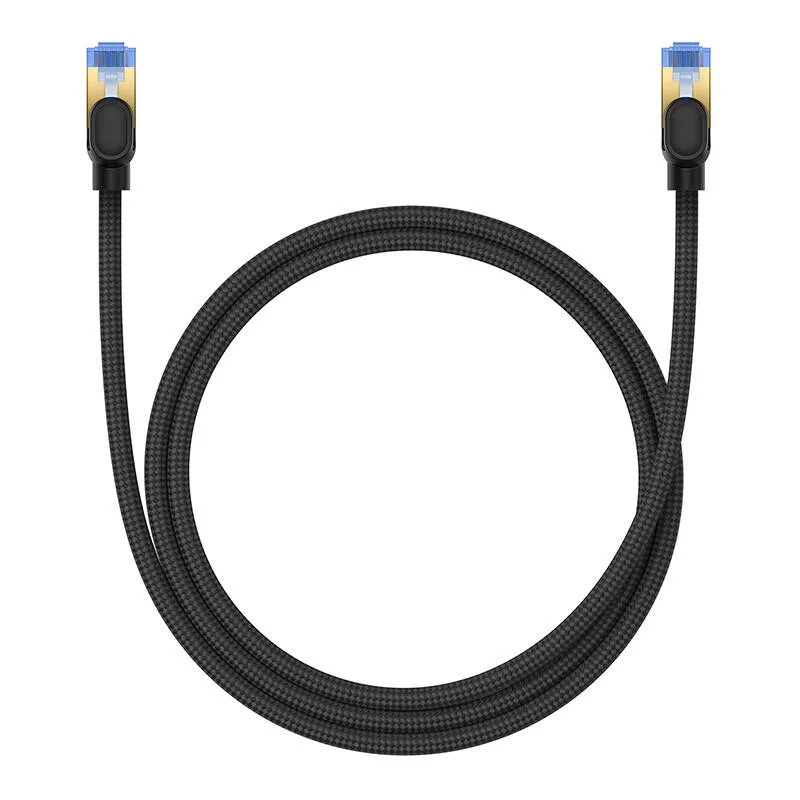 Мрежов кабел Baseus RJ45, Cat.7, 10Gbps, 1 м B0013320B111-01 - черен - Image 3