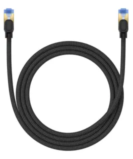 Мрежов кабел Baseus RJ45, Cat.7, 10Gbps, 1,5 м B0013320B111-02 - черен - Image 3
