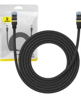 Мрежов кабел Baseus RJ45, Cat.7, 10Gbps, 3 м B0013320B111-04 - черен