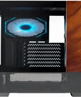 Кутия за компютър CoolerMaster Elite 690 Wood - Черна - Image 3