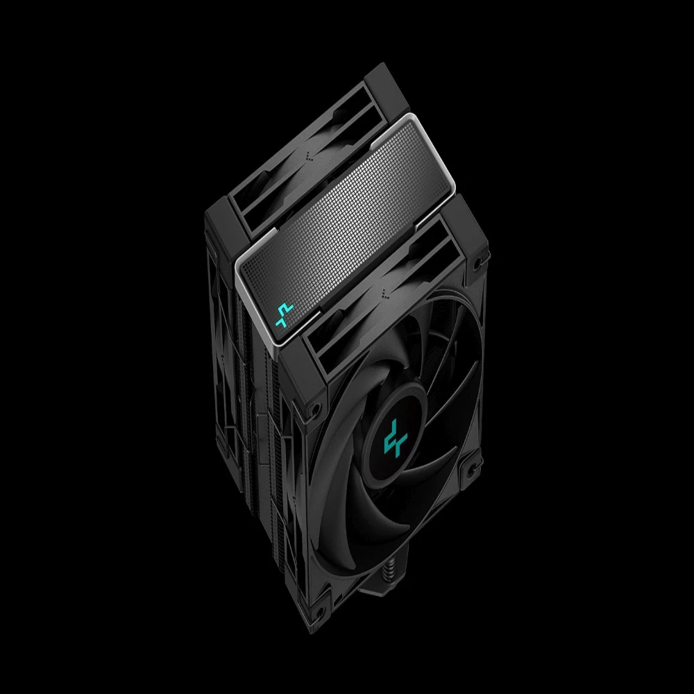 DeepCool охладител CPU Cooler AK400 Zero Dark Plus - Dual-Fan - LGA1700/AM5 - Image 2