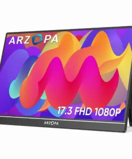 Alternative view от Arzopa преносим монитор Portable Monitor - A1M - 17.3", 60Hz, IPS