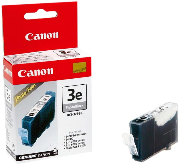 ГЛАВА ЗА CANON S400/S450/S4500 - BJC-3000/BJC-6000 - Photo black - BCI-3ePBK (BCI3ePBK) -