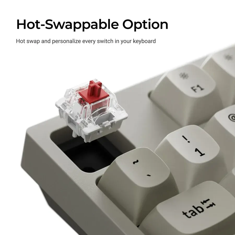 Геймърска Механична клавиатура Keychron C1 Pro 8K QMK - Super Banana Switch - Image 3