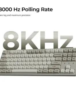 Alternative view от Геймърска Механична клавиатура Keychron C1 Pro 8K QMK - Super Banana Switch