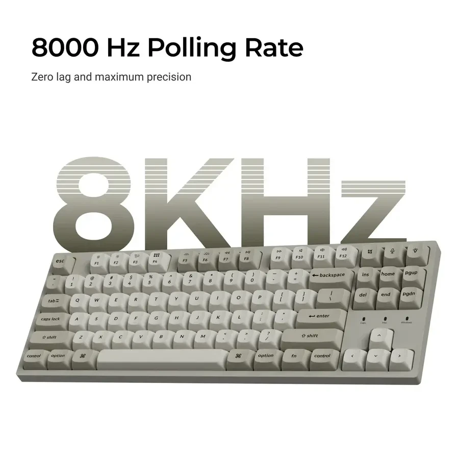 Геймърска Механична клавиатура Keychron C1 Pro 8K QMK - Super Banana Switch - Image 2