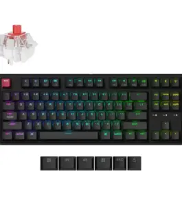 Геймърска Механична клавиатура Keychron C3 Pro 8K QMK - Super Red Switch Hot-Swappable