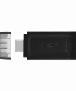 ФЛАШ ПАМЕТ Kingston USB flash drive DataTraveler 70 - USB 3.2 Gen 1 - 64GB - Black - PN