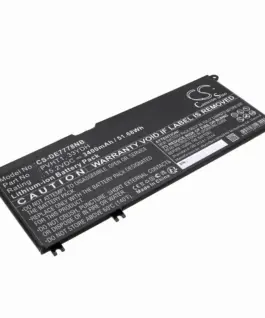Alternative view от Батерия  за лаптоп DELL G3 15, G5 15 5587, INS 15PD-1863BL, Latitude 15 3590, 33YDH, W7NKD, LiIon 15.2V  3400mAh CAMERON SINO