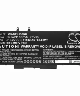 Батерия  за лаптоп DELL Latitude 14 5410 Latitude 15 5511 3HWPP 15.2V 4150mAh CAMERON