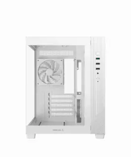 DeepCool кутия Case mATX – CG330 3F WH – 3 ARGB Fans