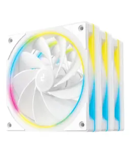 DeepCool Комплект вентилатори Fan Pack 3-in-1 3x120mm - FL12R SE White Reverse Addressable