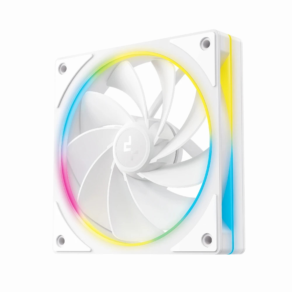 DeepCool Комплект вентилатори Fan Pack 3-in-1 3x120mm - FL12R SE White, Reverse, Addressable RGB - Image 2
