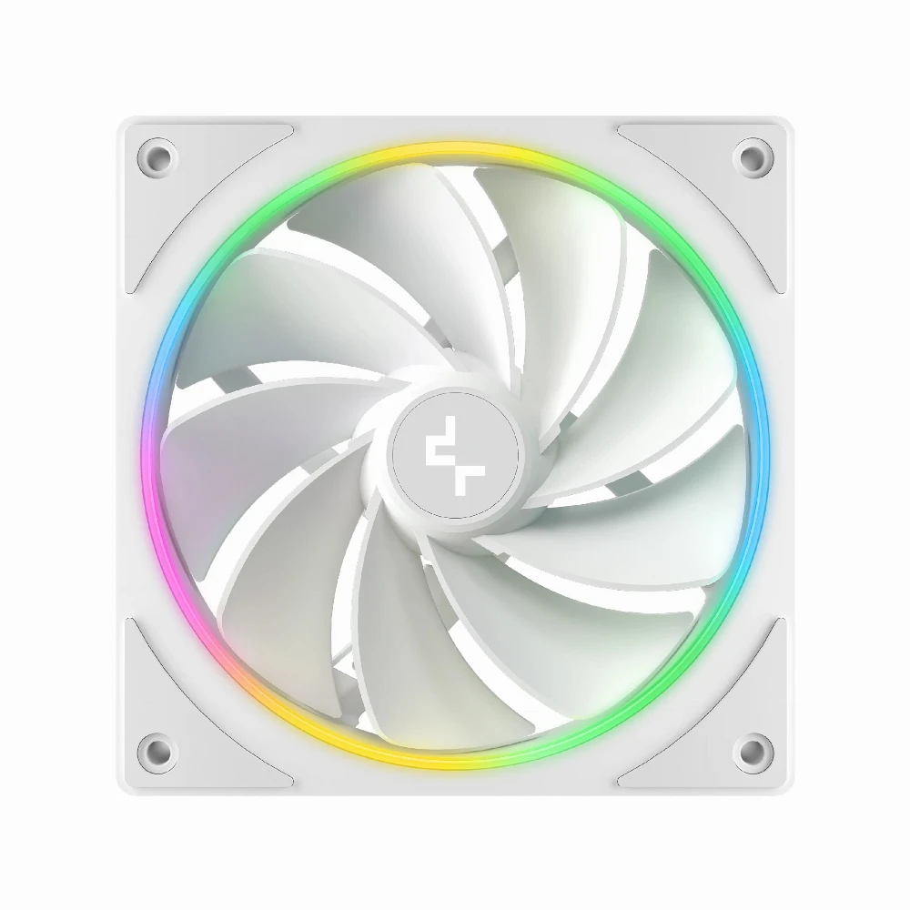 DeepCool Комплект вентилатори Fan Pack 3-in-1 3x120mm - FL12R SE White, Reverse, Addressable RGB - Image 3