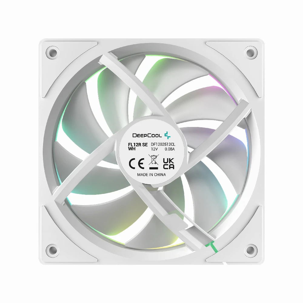 DeepCool Комплект вентилатори Fan Pack 3-in-1 3x120mm - FL12R SE White, Reverse, Addressable RGB - Image 4
