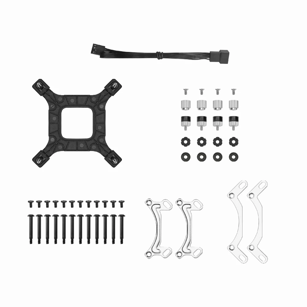 DeepCool водно охлаждане Water Cooling LE360 V2 ZERO DARK - LGA1851/AM5 - Image 5