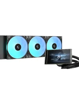 DeepCool водно охлаждане Water Cooling LT360 VISION ARGB - 4.5 inch IPS LCD screen -