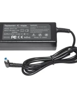 Alternative view от Makki зарядно за лаптоп заместител Laptop Adapter HP 19.5V 3.33A 65W 4.5x3.0mm blue - MAKKI-NA-H-09