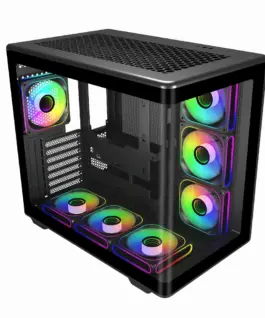 Alternative view от Кутия за компютър CoolerMaster Elite 600 - Black