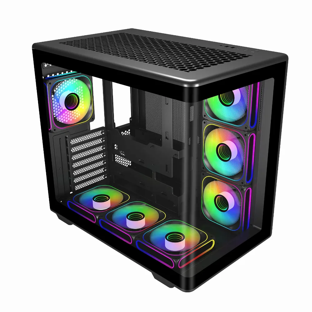 Кутия за компютър CoolerMaster Elite 600 - Black - Image 2