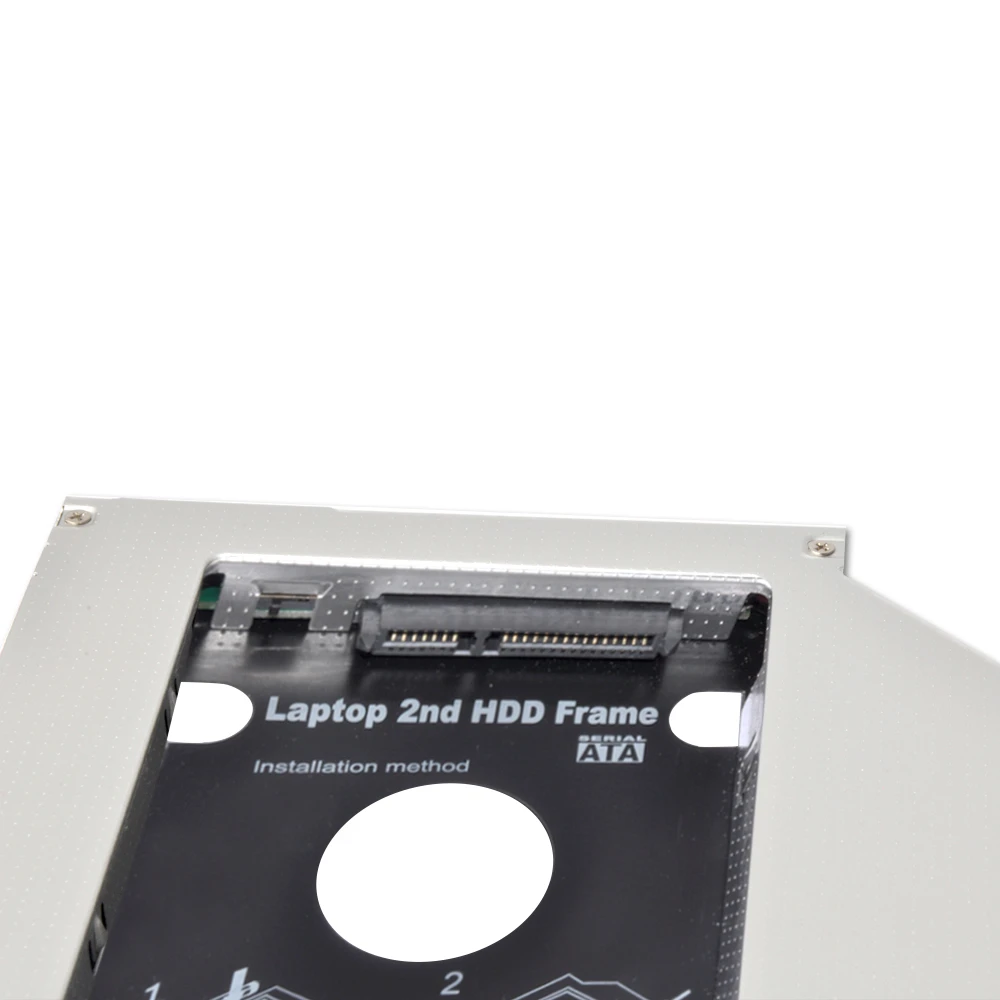 Makki тънко кади за лаптоп Laptop Caddy 9.5mm SATA3 with LED/switch MAKKI-CADDY-95-LS - Image 3