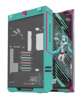 Кутия за компютър ASUS ROG Strix Helios II Hatsune Miku Edition E-ATX Mid-Tower