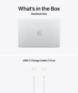 Лаптоп Apple MacBook Neo 13 2026 - 13" 2408 x 1506, A18 Pro, 8GB LPDDR5X, 256GB SSD, Silver - Image 4