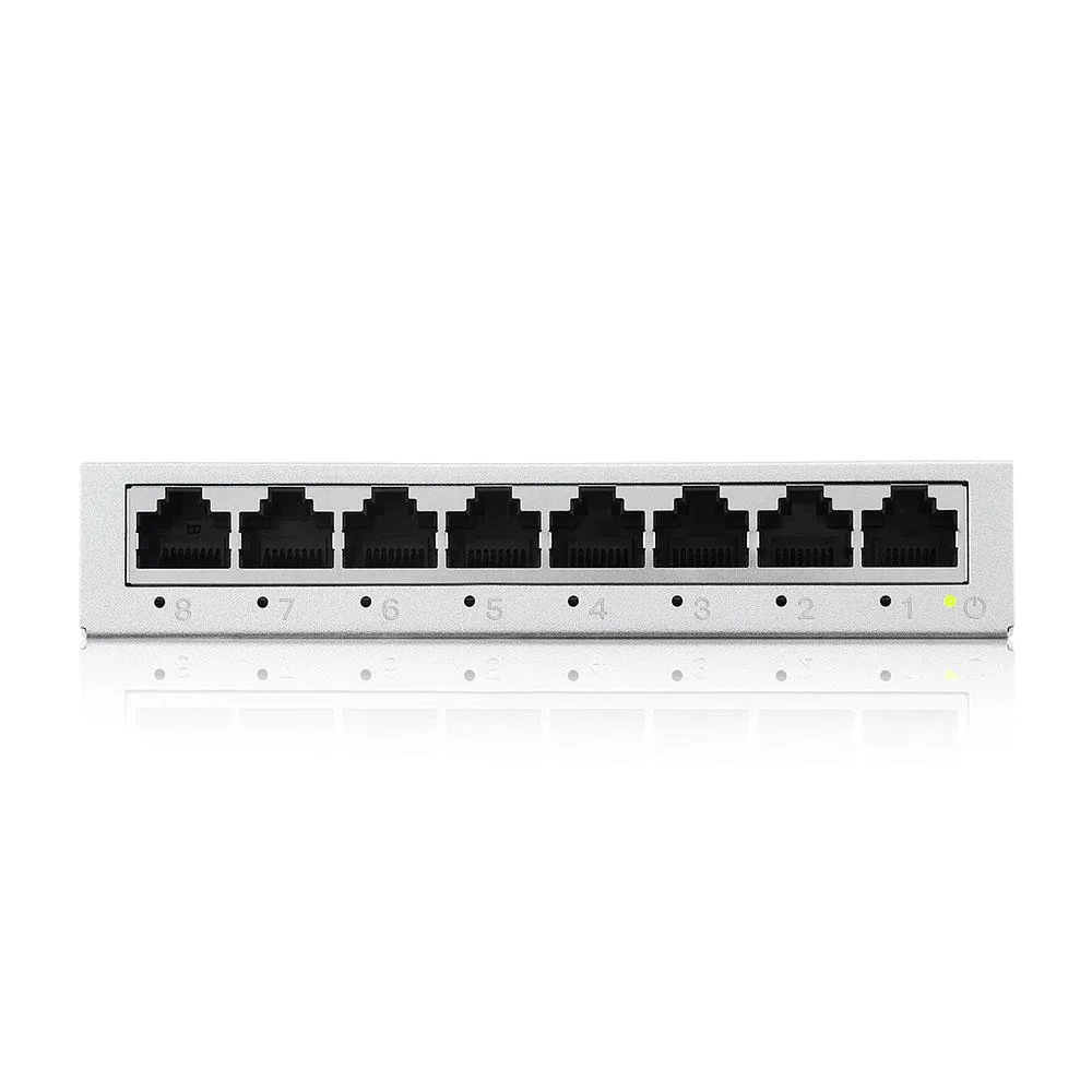 Суич ZYXEL GS-108B v5 8 портов Gigabit метален корпус