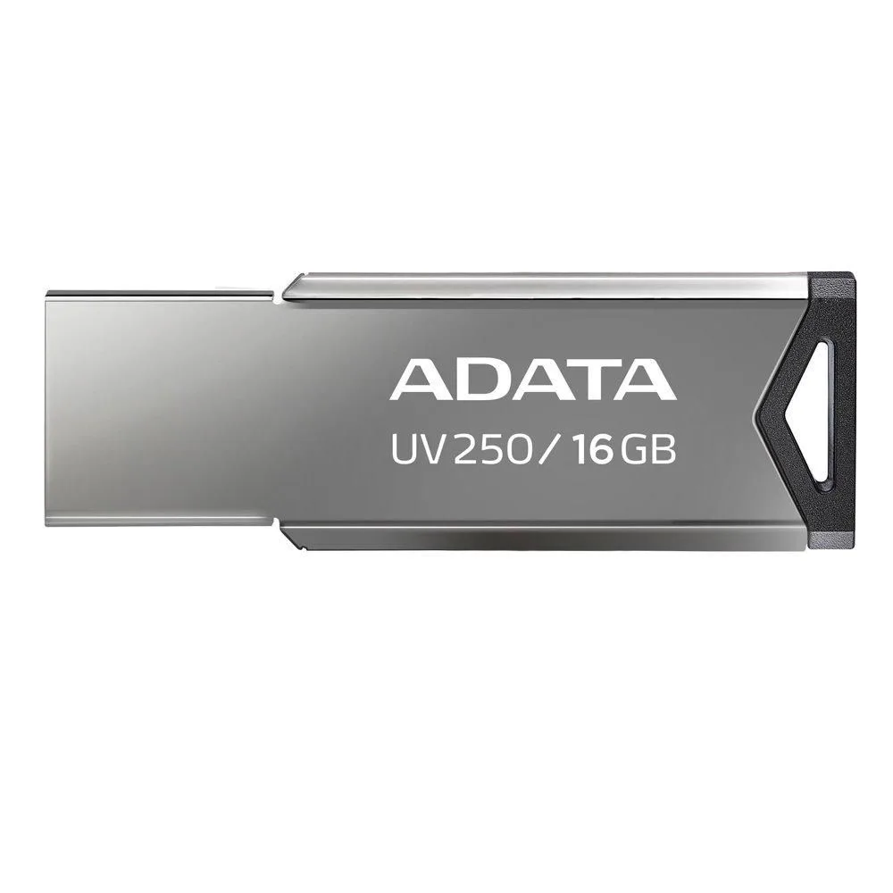 ФЛАШ ПАМЕТ ADATA UV250 - USB 2.0 - 16 GB - Silver - PN AUV250-16G-RBK