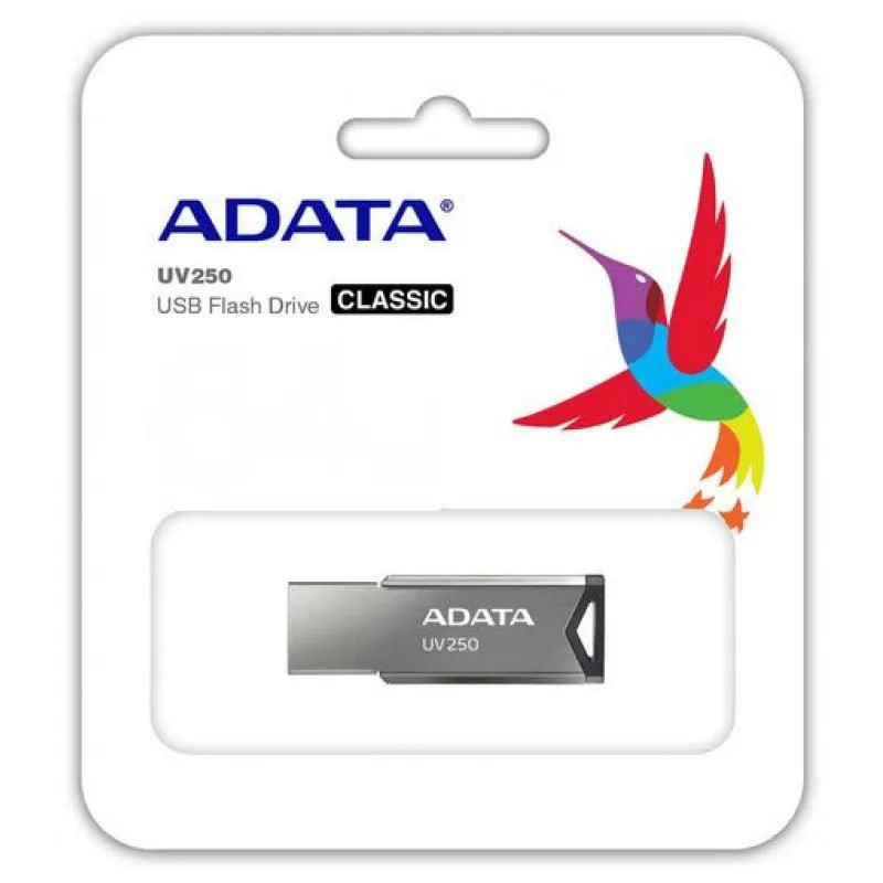 ФЛАШ ПАМЕТ ADATA UV250 - USB 2.0 - 16 GB - Silver - PN AUV250-16G-RBK - Image 3