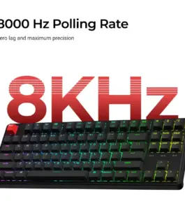 Alternative view от Геймърска Механична клавиатура Keychron C3 Pro 8K QMK - Super Red Switch, Hot-Swappable, RGB