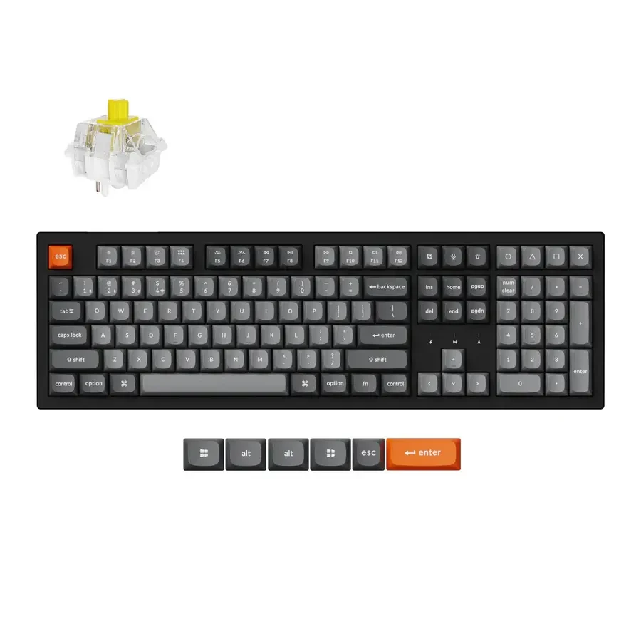 Механична клавиатура Keychron K10 Max QMK/VIA Full Size - Keychron Super Brown Switch RGB