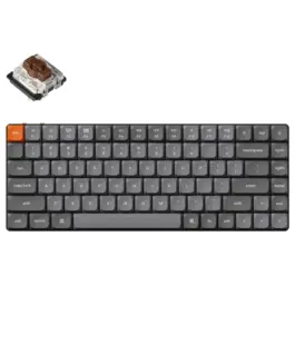 Безжична механична клавиатура Keychron K3 MAX Black QMK/VIA - Brown