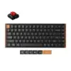 Безжчина механична клавиатура Keychron K3 MAX SE Black QMK/VIA - Milk POM Red