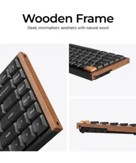 Alternative view от Безжчина механична клавиатура Keychron K3 MAX SE Black QMK/VIA - Milk POM Red Switch