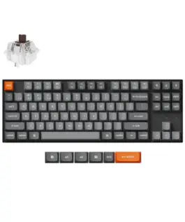 Механична клавиатура Keychron K8 Max QMK/VIA TKL - Keychron Super Brown Switch RGB
