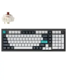 Механична клавиатура Keychron Q5 Max QMK Carbon Black - Gateron Jupiter Brown