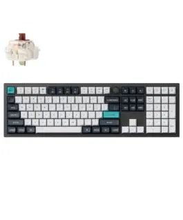 Безжична механичка клавиатура Keychron Q6 MAX Gateron Jupiter Brown Switch - Carbon