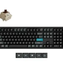 Безжична механичка клавиатура Keychron Q6 Ultra 8K Black - Silk POM Switch