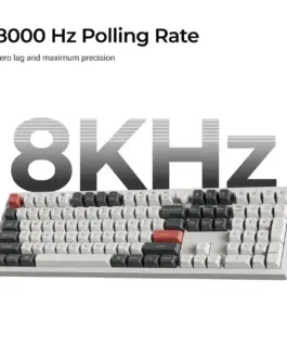Alternative view от Безжична механичка клавиатура Keychron Q6 Ultra 8K Black - Silk POM Switch Red