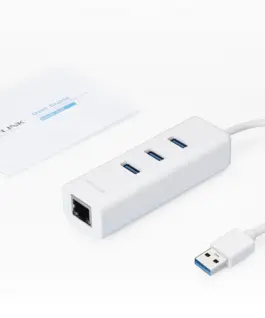 Alternative view от Мрежови адаптер TP-Link UE330 USB 3.0 3-Port Hub & Gigabit Ethernet