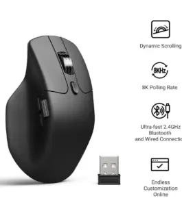 Alternative view от Безжична мишка Keychron M6S-A23 8000Hz - Black