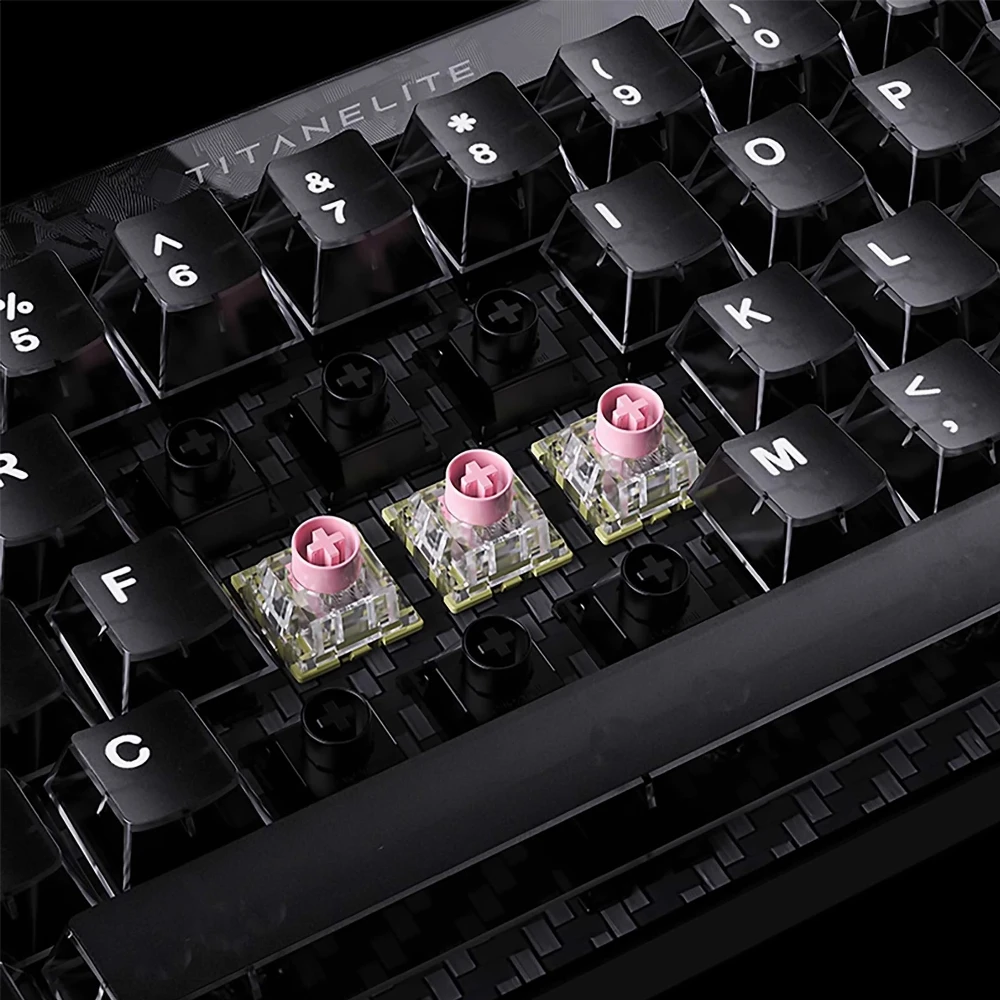 Madlions професионална геймърска механична клавиатура Professional Gaming Mechanical Keyboard TITAN 68 TURBO - 8K, Magnetic Fuguang Switches (English US), Blac - Image 4