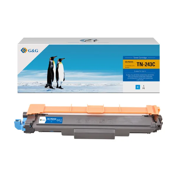 КАСЕТА ЗА BROTHER TN243C (TN-243C) - Cyan - PN NT-PB243C - G&G