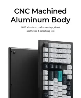 Механична клавиатура Keychron Q5 Max QMK Carbon Black - Gateron Jupiter Brown