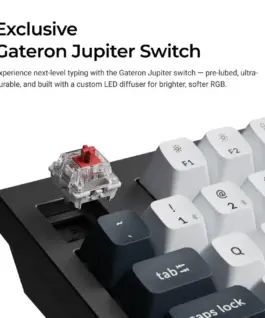 Механична клавиатура Keychron Q5 Max QMK Carbon Black - Gateron Jupiter Brown - Image 3