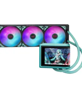 Alternative view от Охладител за процесор ASUS ROG RYUO IV 360 ARGB Hatsune Miku Edition