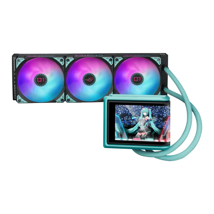 Охладител за процесор ASUS ROG RYUO IV 360 ARGB Hatsune Miku Edition - Image 2