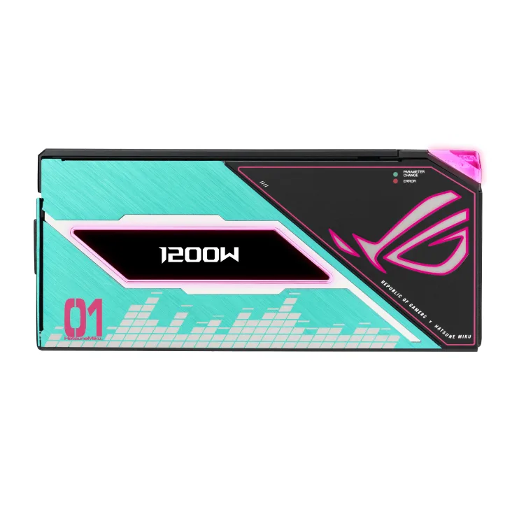 Захранващ блок ASUS ROG Thor 1200W Platinum III Hatsune Miku Edition - Image 3