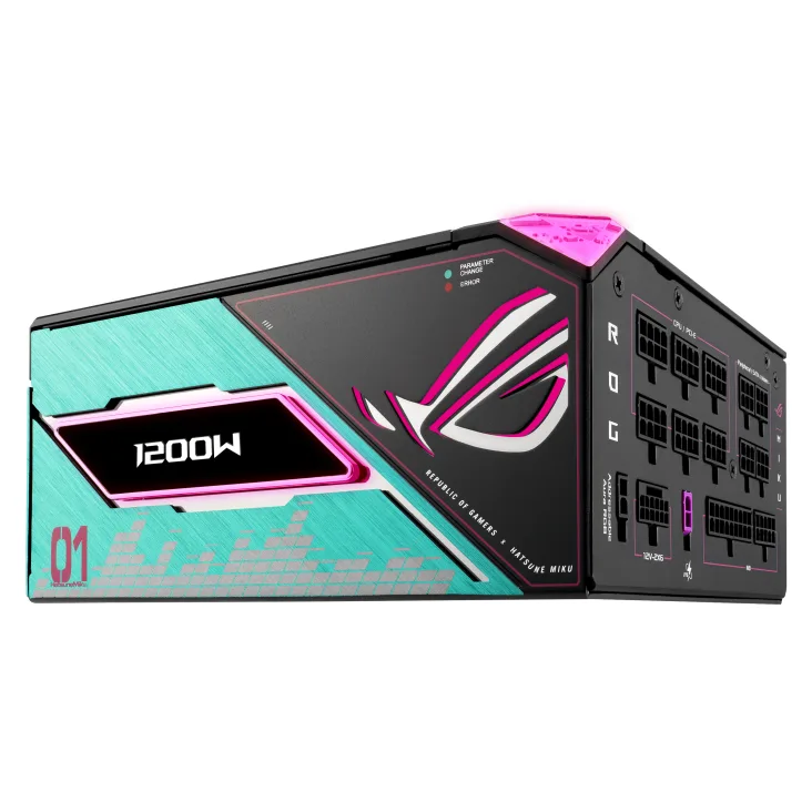 Захранващ блок ASUS ROG Thor 1200W Platinum III Hatsune Miku Edition - Image 2